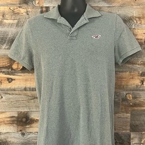 Hollister Men’s Medium Polo Green Haze - Like New Condition